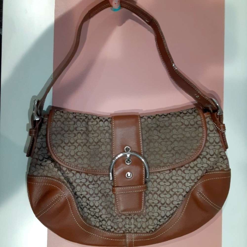 Y2K Coach Signature Soho Jacqaurd Bag
